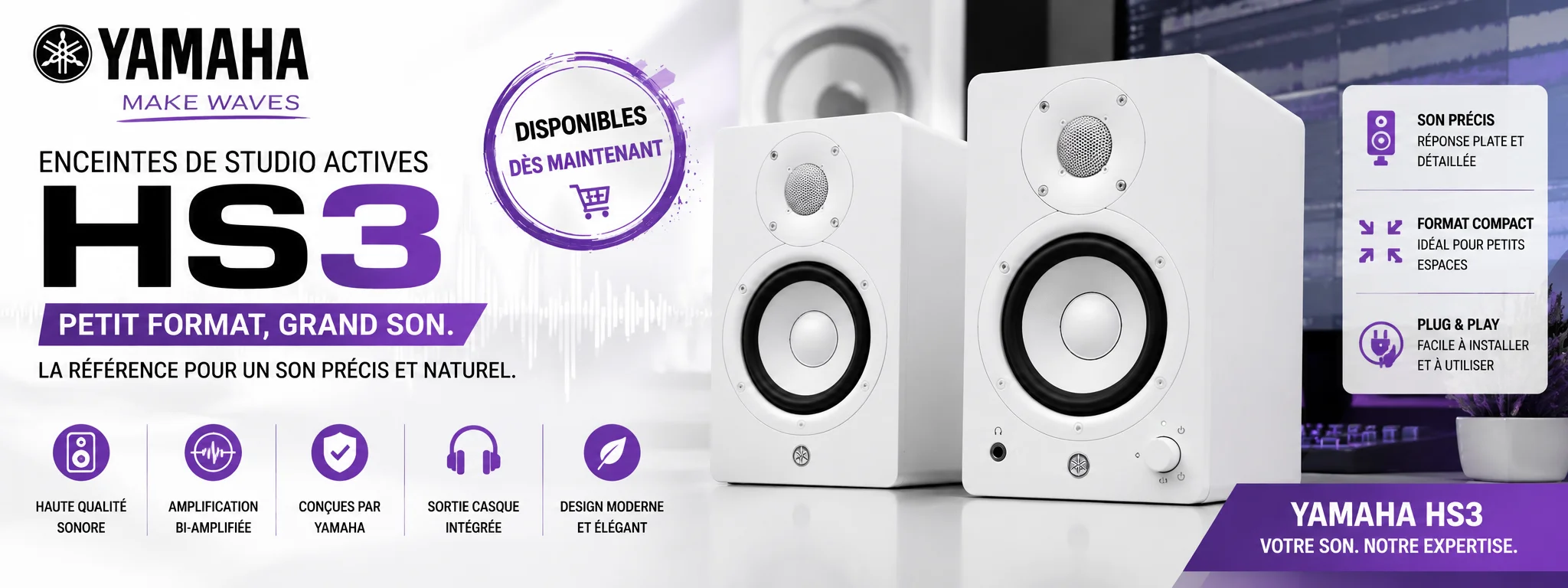 YAMAHA HS3 en vente en Algérie